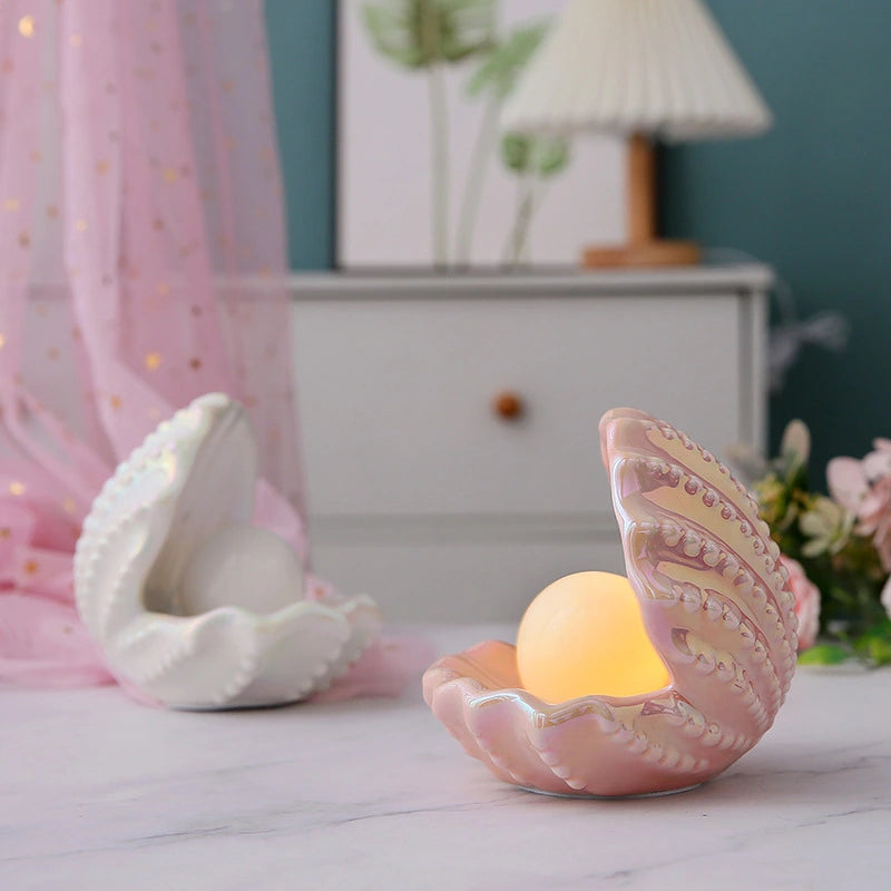 LumiPearl Shell Lamp