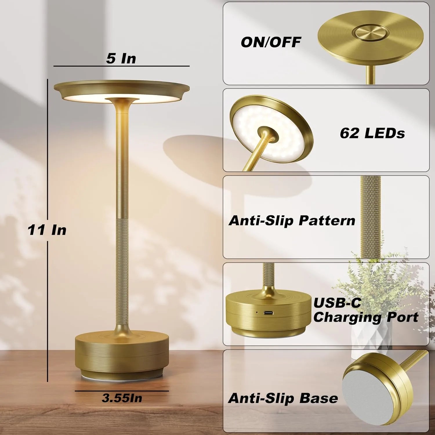 HaloDisc - Cordless Table Lamp