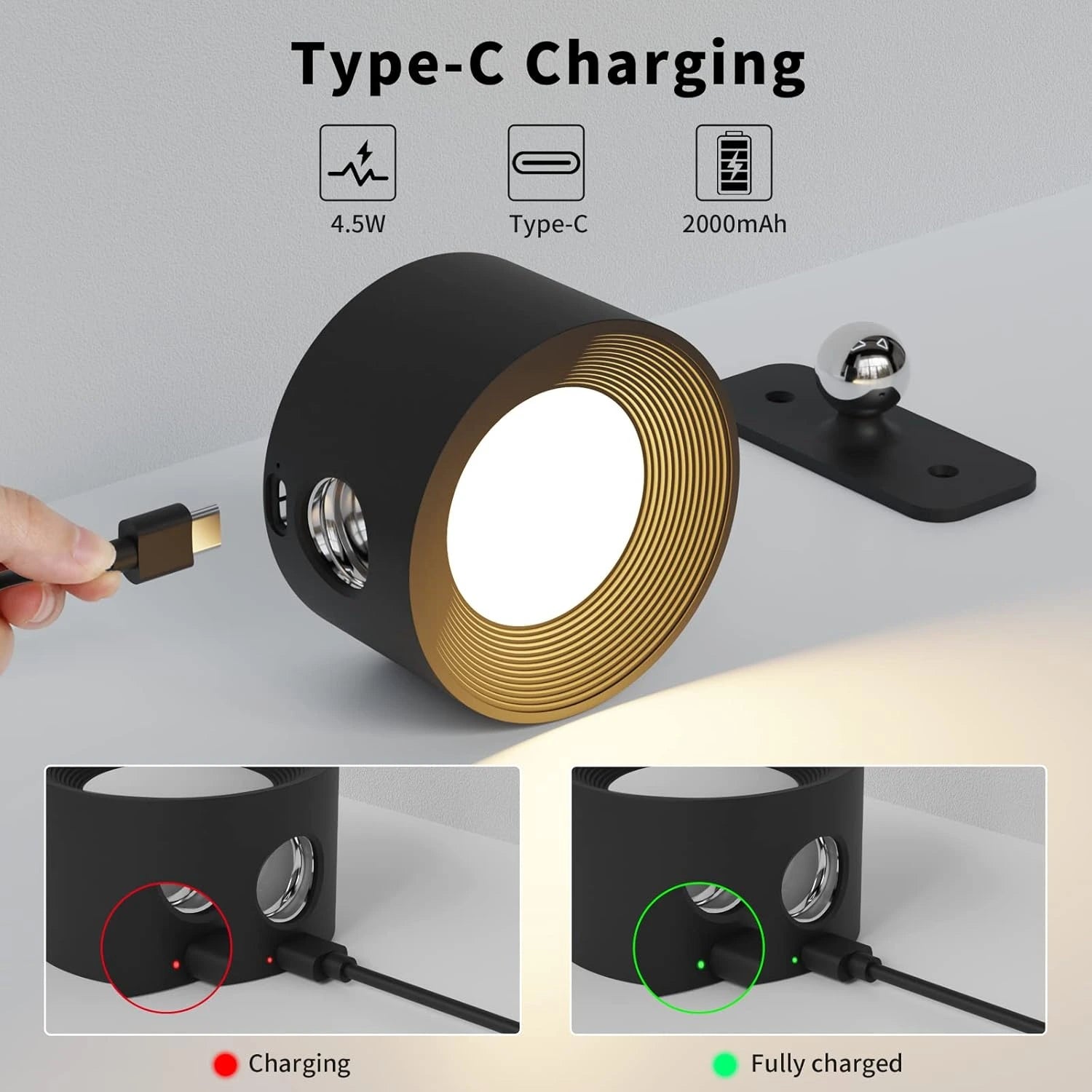 Wireless Magnetic Wall Light